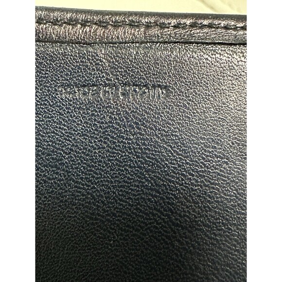 Givenchy Vtg 4G Logo Blue Leather Wallet Bifold Coin Pocket Made In Spain - Picture 5 of 14